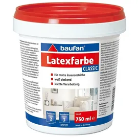 Baufan Latex Weiß classic 750 ml