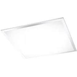 LED-Panel, Rahmen chrom , IP44, Badezimmer Panel, 45x45cm, CCT