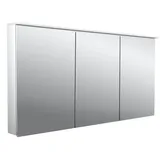 EMCO flat 2 Design LED-Lichtspiegelschrank 140cm, mit Lichtsegel, 3 Türen, 979706406