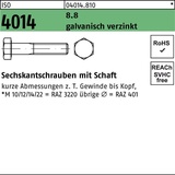 Reyher Sechskantschraube ISO 4014 Schaft M6x 95 8.8 galv.verz. 100 Stück