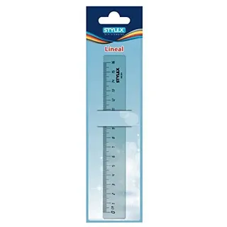 Stylex Lineal, transparent, 15 cm