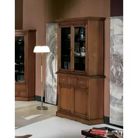 JV Möbel Vitrine 41 x 205 x 100 cm Braun