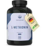 True Nature L-Methionin - Essentielle Aminosäure Vegan - Made in Germany 360 St