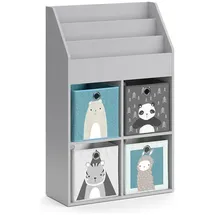 Vicco Kinderregal Luigi 72 x 114 cm MDF grau