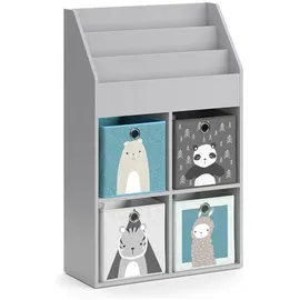 Vicco Kinderregal Luigi 72 x 114 cm MDF grau