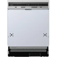 Homex DWSI601442A Geschirrspüler (teilintegrierbar, 598 mm, Silber)
