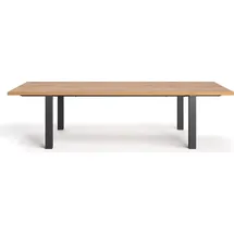 danzz Ausziehtisch 90 x 90 x 90 cm braun