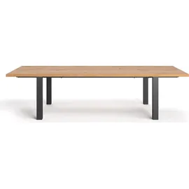 danzz Ausziehtisch 90 x 90 x 90 cm braun