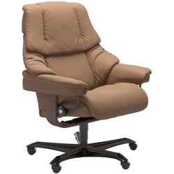 STRESSLESS Bürostuhl Reno Office Leder Braun Batick Latte