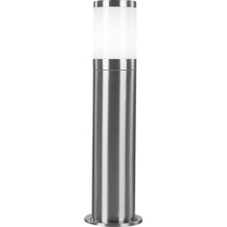 Steh Leuchte Garten Haus Tür Stand Lampe Beleuchtung Edelstahl im Set inklusive LED-Leuchtmittel