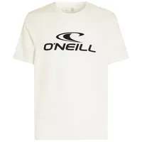 O'Neill Logo T-Shirt in Beige - Snow White -