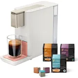 Tchibo Qbo ICONIC PantoneTM Kapselmaschine inkl. 24 Kapseln für Espresso, Caffè und Caffè Grande, kompaktes, innovative...