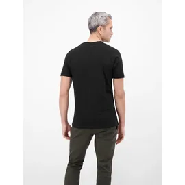 Lerros T-Shirt 2er-Pack, Baumwolle, für Herren, 290 BLACK, - XXXL