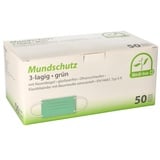 BODY PRODUCTS Mundschutz 3-lagig mit Elastikbänd.Typ II R grün