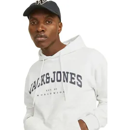JACK & JONES Caleb Varsity Kapuzenpullover White Melange S