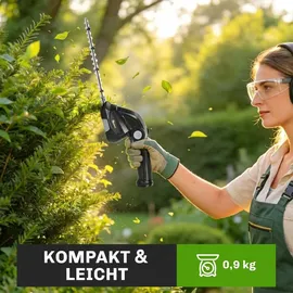 Outsunny 2-in-1 Akku Heckenschere 7,2 V / 2 x 2,0 Ah
