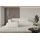 altdecor Ecksofa CLOUD-L Cord 2-Sitzer Creme/Weiß