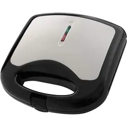 Deski Sandwichtoaster schwarz 750 Watt Sandwichmaker Antihaftbeschichtung
