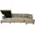 trends by hg Wohnlandschaft Polyester U-Form 3-Sitzer Braun