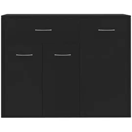 vidaXL Sideboard Schwarz 88x30x70 cm Holzwerkstoff