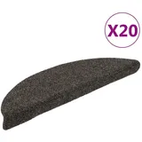 vidaXL Stufenmatten Selbstklebend 20 Stk. Anthrazit 56x17x3 cm