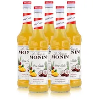 Monin Sirup Pina Colada 700ml - Cocktails Milchshakes Kaffeesirup (5er Pack)