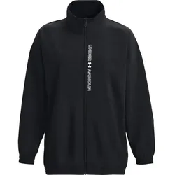 UNDER ARMOUR Damen Jacke WOVEN FZ OVERSIZED JACKET, BLACK, XS