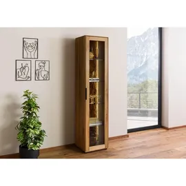 MASSIVMOEBEL24.DE Vitrine LINDAU 46 x 43 x 203 cm Beige