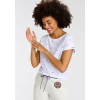 KangaROOS Print-Shirt in weiß | Gr.: 40/42,