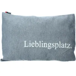 David Fussenegger Kissenhülle Silvretta Lieblingsplatz 60x40 cm grau