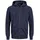 JACK & JONES Basic Reißverschlusspullover Navy Blazer / Regular Fit XS