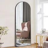 Ganzkörperspiegel Wand Gold /Schwarz Wandspiegel Standspiegel Ganzkörper Großer 150x50 cm Schwarz