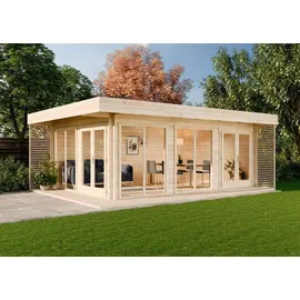 Alpholz Gartenhaus Viva B 4,92 x 6,68 m Beige
