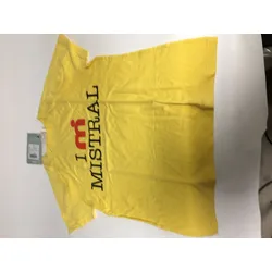 Mistral T-shirt Men yellow lockerer schnitt, Konfiguration: XL