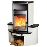 Hark Kaminofen »Avenso GT ECOplus 6 kW, Cr.Weiß/M.Schwarz, mit EcoPlus Filter
