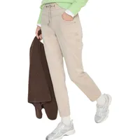 Cecil Washed-Look Hose Capri beige XXL