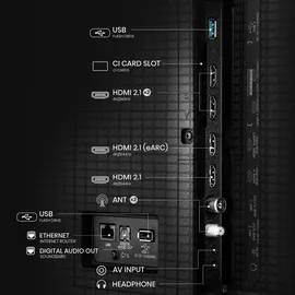 Hisense 75U7Q 75 Zoll MiniLED ULED 4K Smart TV