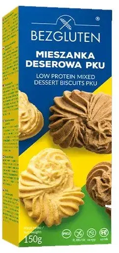 Bezgluten PKU Dessert Kekse eiweißarm glutenfrei 130 g