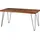 Wohnling Bagli 160 x 76 x 80 cm Sheesham schwarz