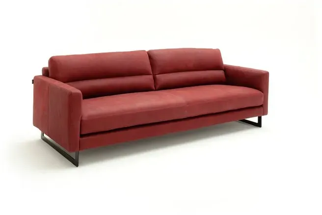 Sormani Sofa Latina Leder Wild Berry