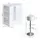 Vicco Bartisch 80 x 57 cm Weiß mit 2 Barhockern