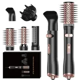 Atopskins Hairstyle 5 In 1 Airstyler Mit 1000W FöhnbÜRste Rotierend WarmluftbÜRste RundbÜRstenföhn, Air Curler, StylingbÜRsten, Multistyler Haar Styler FÜR Glätten, Trocknen, Volumen, Locken