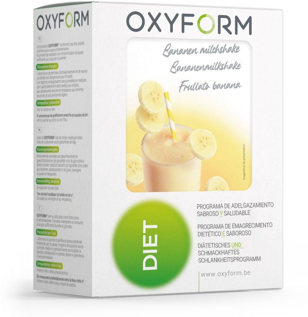 Oxyform Milchshake Banane Getränke 12 St