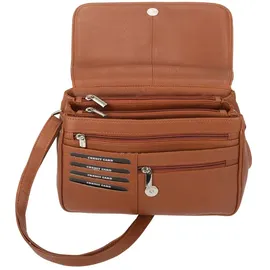 Alessandro Salvatore Florenz 12975 Schultertasche Leder Brown