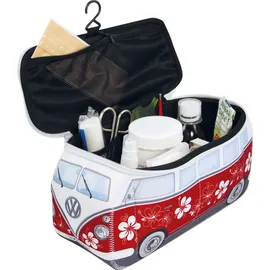 BRISA VW Collection T1 Bulli Bus Design (Hibiskus/Rot/Groß)