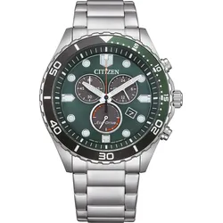 Citizen Eco-Drive Colour Eco-Drive AT2561-81X - grün,silberfarben - 41,5mm