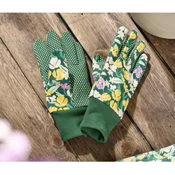 Tchibo - Garten-Handschuhe - Gr. 7 - dunkelgrün