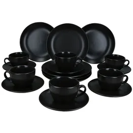 Mambocat Panther Kaffeeservice 18-tlg. schwarz