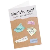 itenga Abschiedskarte 33104182, Machs gut XXL-Klappkarte, DIN A4