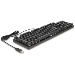 Delock Tastatur - mechanisches Gaming, kabelgebunden 1,6 m, RGB-Beleuchtung